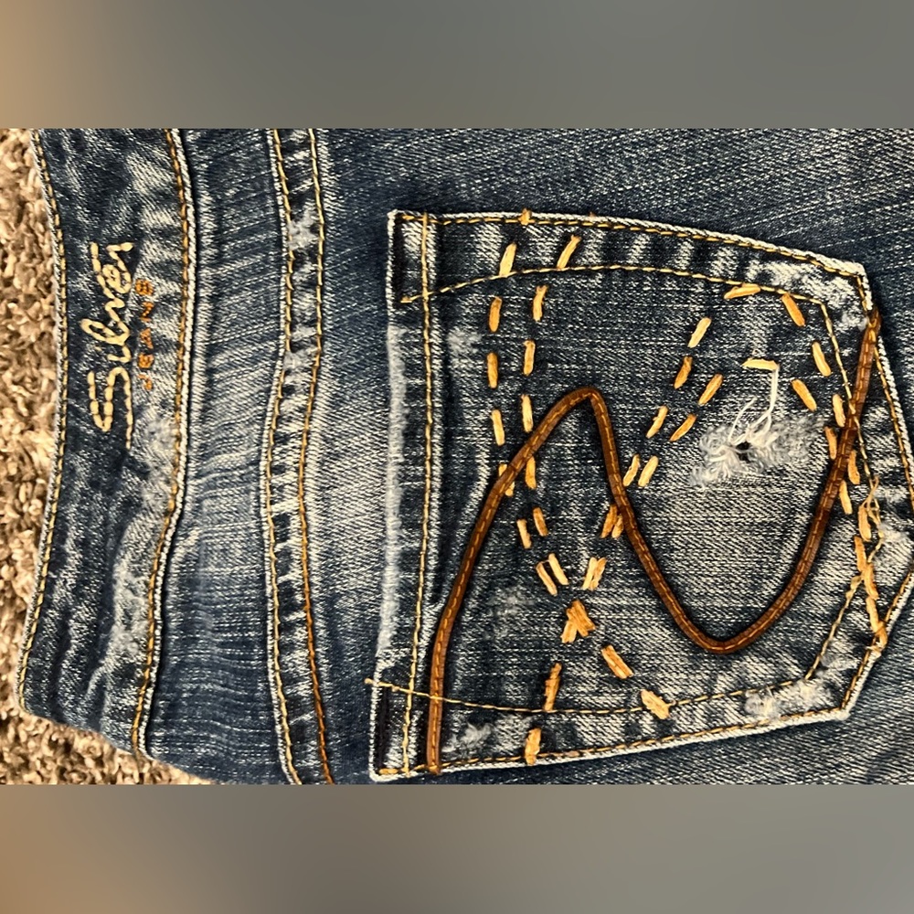 Silver jeans